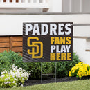 San Diego Padres Yard Sign "Fans Play Here"