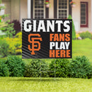 San Francisco Giants Yard Sign "Fans Play Here"