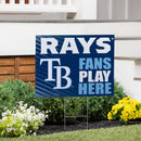 Tampa Bay Rays Yard Sign "Fans Play Here"