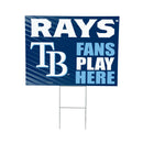 Tampa Bay Rays Yard Sign "Fans Play Here"
