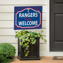 Texas Rangers Yard Sign, "Fans Welcome"