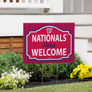 Washington Nationals Yard Sign, "Fans Welcome"