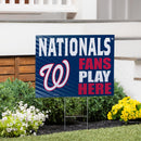 Washington Nationals Yard Sign "Fans Play Here"