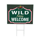Minnesota Wild Yard Sign, "Fans Welcome"