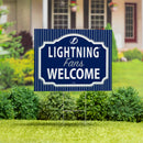Tampa Bay Lightning Yard Sign, "Fans Welcome"