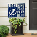 Tampa Bay Lightning Yard Sign "Fans Play Here"