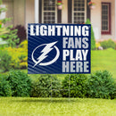 Tampa Bay Lightning Yard Sign "Fans Play Here"