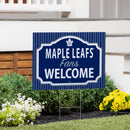 Toronto Maple Leafs Yard Sign, "Fans Welcome"