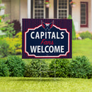 Washington Capitals Yard Sign, "Fans Welcome"