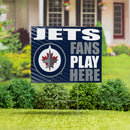Winnipeg Jets Yard Sign "Fans Play Here"