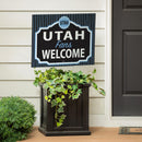 Utah Mammoth Yard Sign, "Fans Welcome"