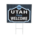 Utah Mammoth Yard Sign, "Fans Welcome"