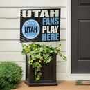 Utah Mammoth Yard Sign "Fans Play Here"