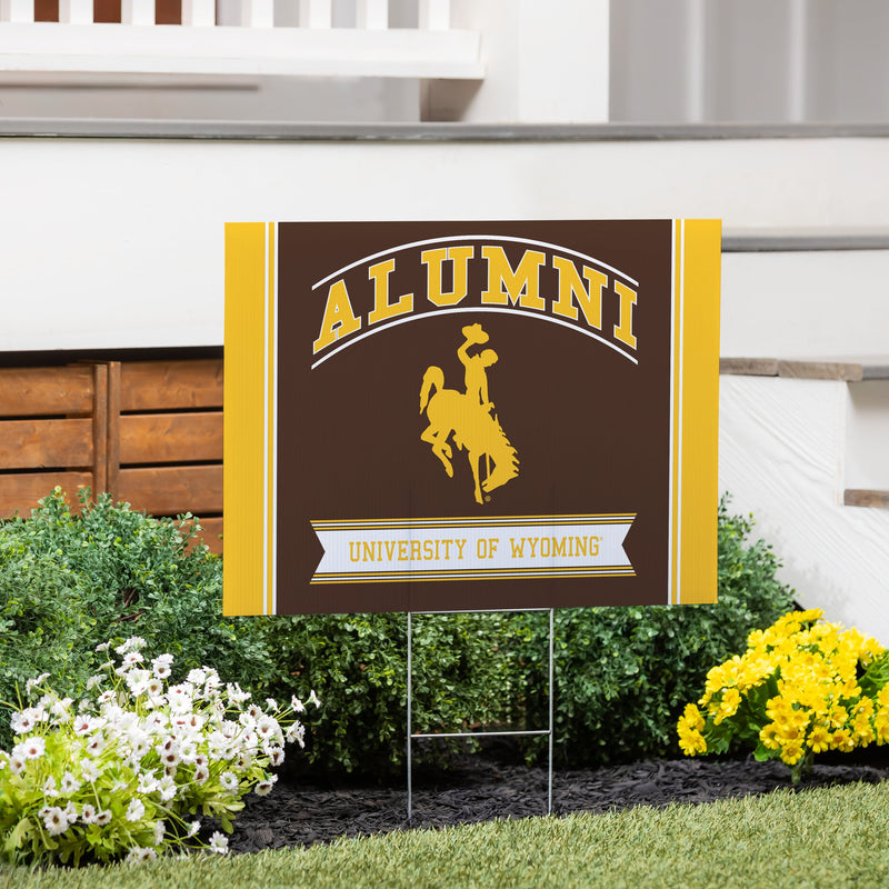 University of Wyoming Yard Sign Alumni