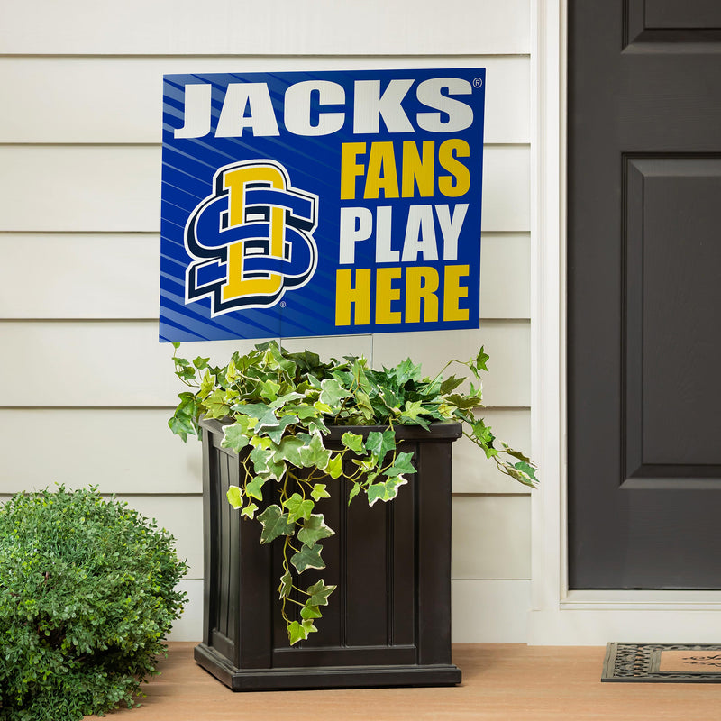 South Dakota State University Yard Sign "Fans Play Here"