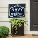 US Naval Academy Yard Sign, "Fans Welcome"