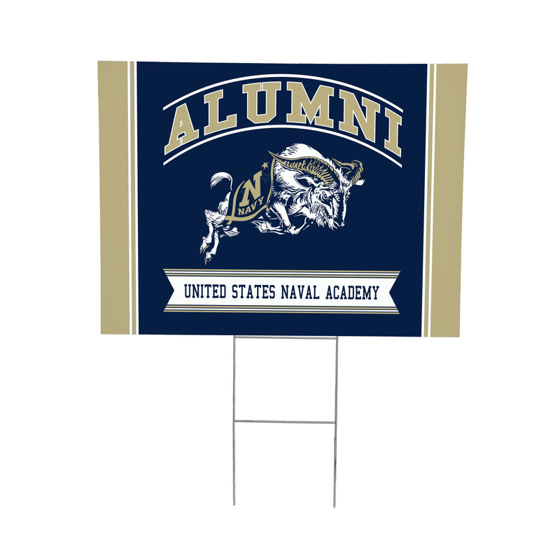 US Naval Academy Coroplast Yard Sign Alumni