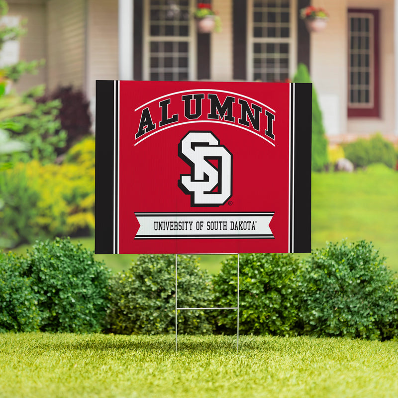 University of South Dakota Coroplast Yard Sign Alumni