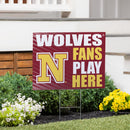 Northern State University Yard Sign "Fans Play Here"