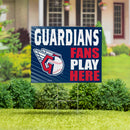 Cleveland Guardians Yard Sign "Fans Play Here"