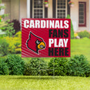 University of Louisville Yard Sign "Fans Play Here"
