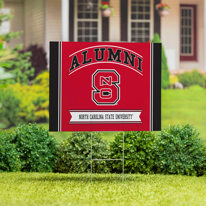 North Carolina State University Yard Sign Alumni