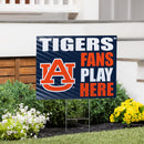 Auburn University Yard Sign "Fans Play Here"