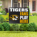 University of Missouri Yard Sign "Fans Play Here"