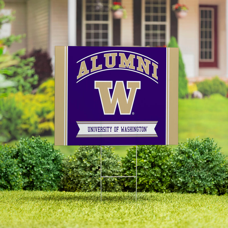 University of Washington Yard Sign Alumni