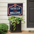 University of Illinois Yard Sign, "Fans Welcome"