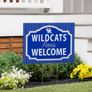 University of Kentucky Yard Sign, "Fans Welcome"