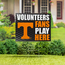 University of Tennessee Yard Sign "Fans Play Here"
