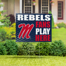 University of Mississippi Yard Sign "Fans Play Here"