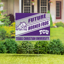 Texas Christian University Yard Sign, Future Student