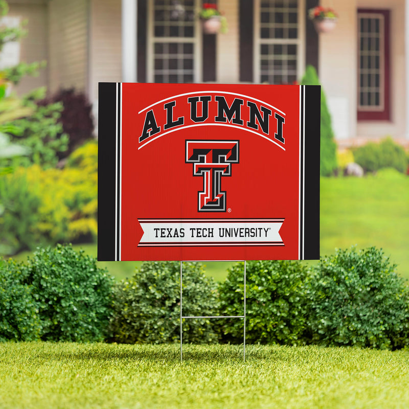 Texas Tech University Yard Sign Alumni