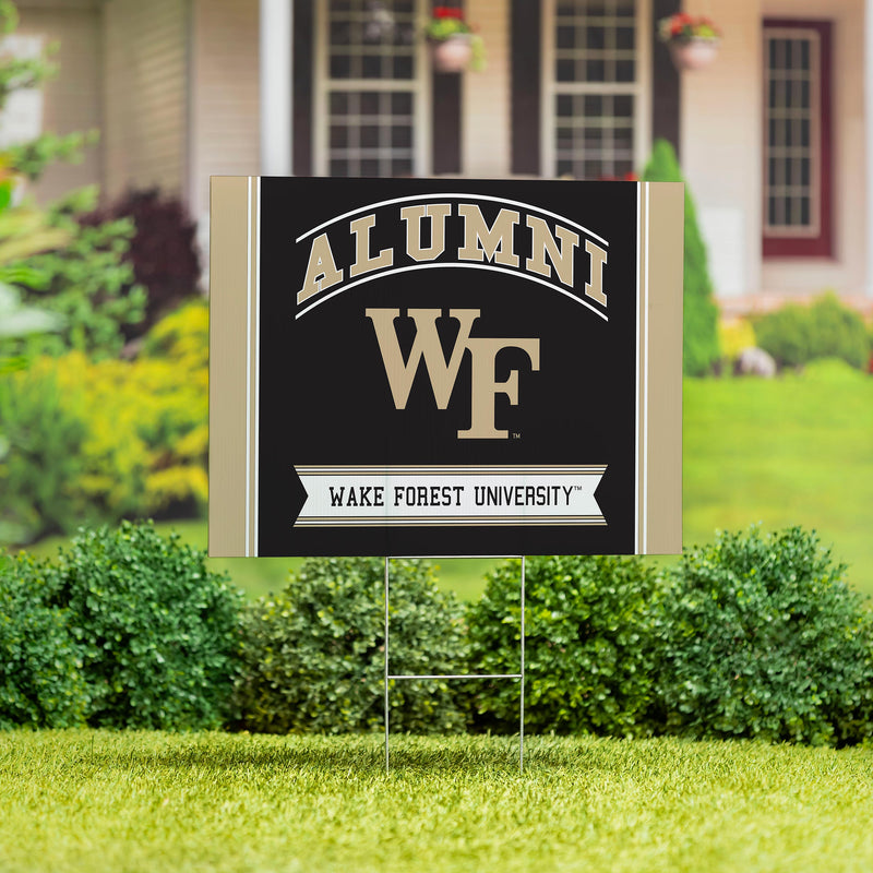 Wake Forest University Yard Sign Alumni