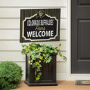 University of Colorado Yard Sign, "Fans Welcome"
