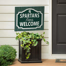 Michigan State University Yard Sign, "Fans Welcome"