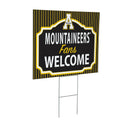Appalachian State University Yard Sign, "Fans Welcome"