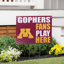 University of Minnesota Yard Sign "Fans Play Here"