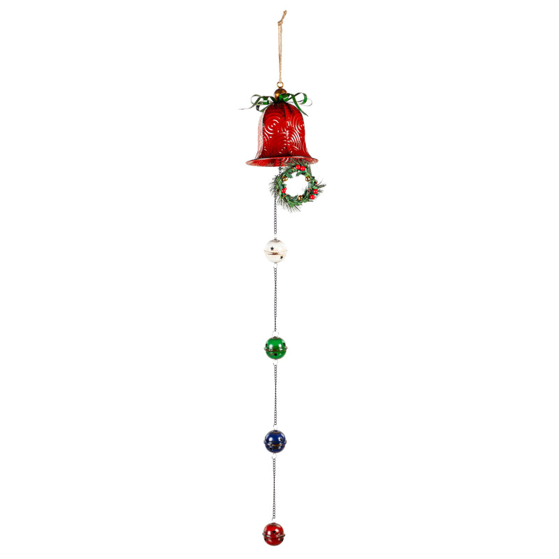 Red Christmas Bell Hanging Garden Decor,48m004