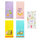 Bunny Blooms Kitchen Towels Tea Towel Set Program, Easter, 4 Asst Sets of 2, 12 SEts Total