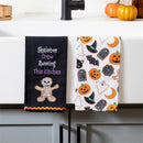 Haunted House Tea Towel Set Program, 2 Asst Sets of 2, 12 Sets Total