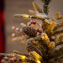 Woodland Storybook Faux Floral Table Decor Artificial Frosted Pine, 35"H