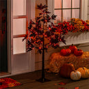 Halloween Maple Indoor/Outdoor LED Color Changing Tree, 48"H