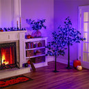 Halloween Maple Indoor/Outdoor LED Color Changing Tree, 72"H