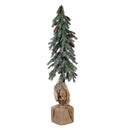 VivaStyle Tree, Indoor/Outdoor Artificial Pine Tree in Burlap Sack, Set of 2