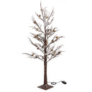 Woodland Storybook Tree Pine Cone Frosted Indoor/Outdoor LED Tree, 48"H