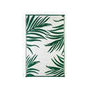 Reversible Weather-Resistant Rug 3'x5' Green Palms