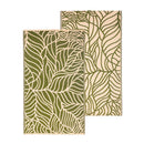Reversible Weather-Resistant 3x5 Rug, Big Leaves